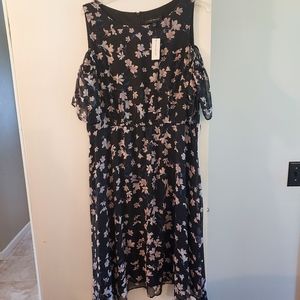 Lane Bryant cold shoulder maxi dress